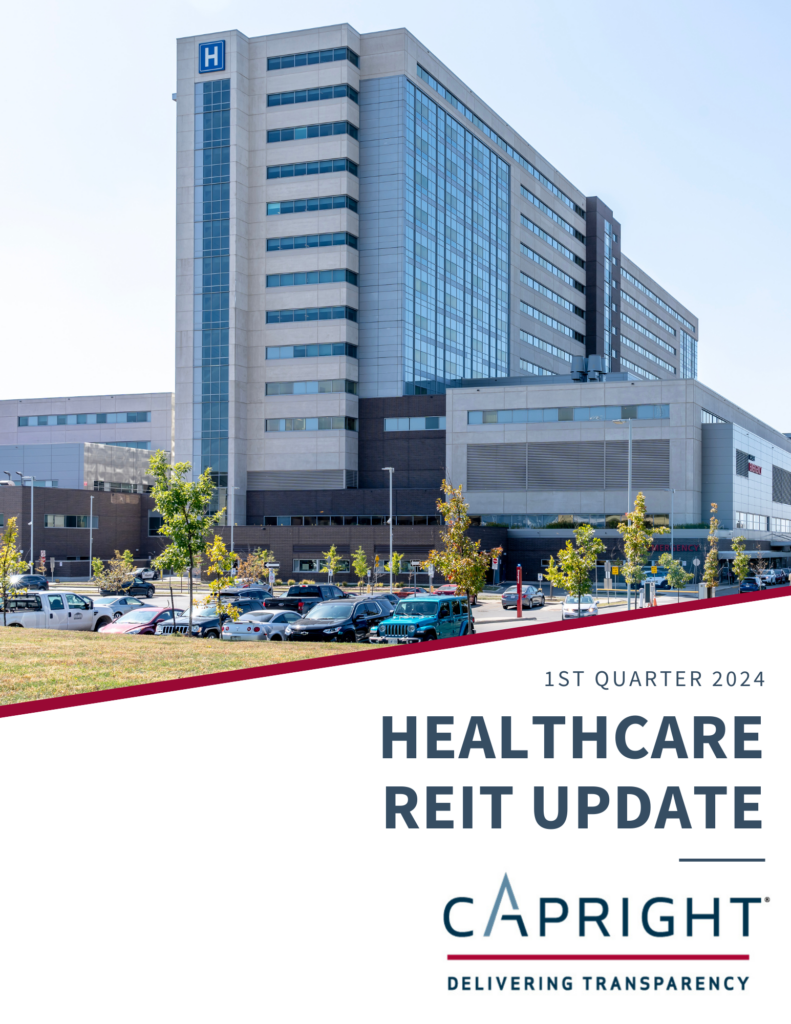 Healthcare REIT Update cover page