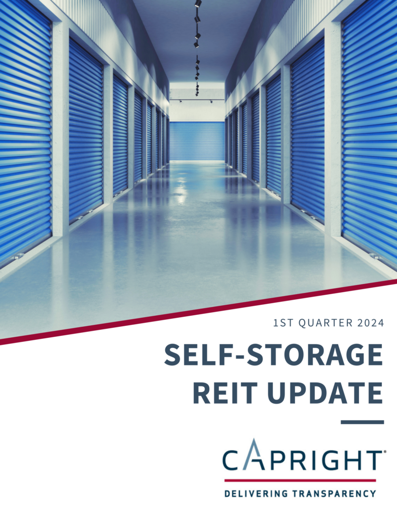 Self-Storage REIT Update 1Q23