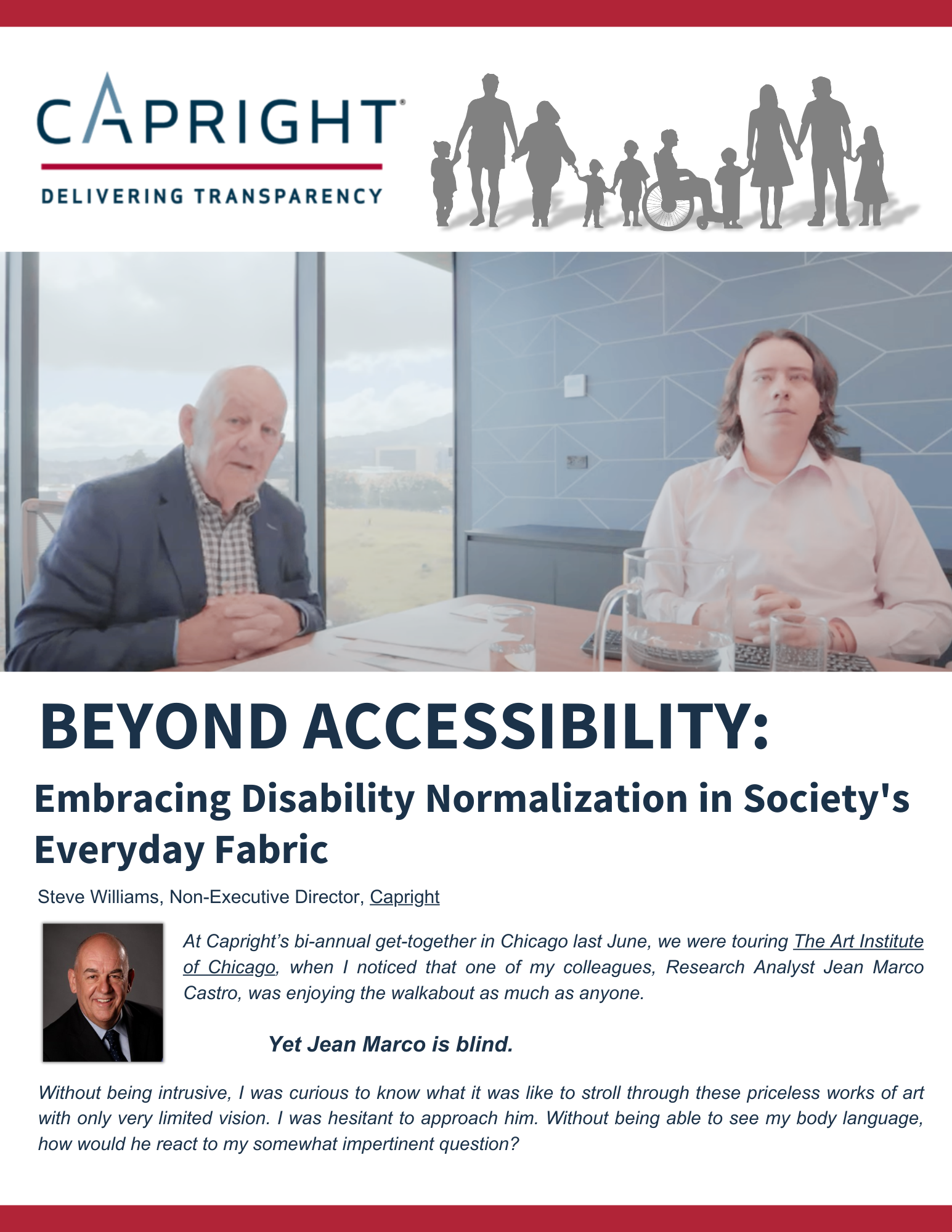 Beyond Accessibility - Embracing Disability Normalization in Society's Everyday Fabric